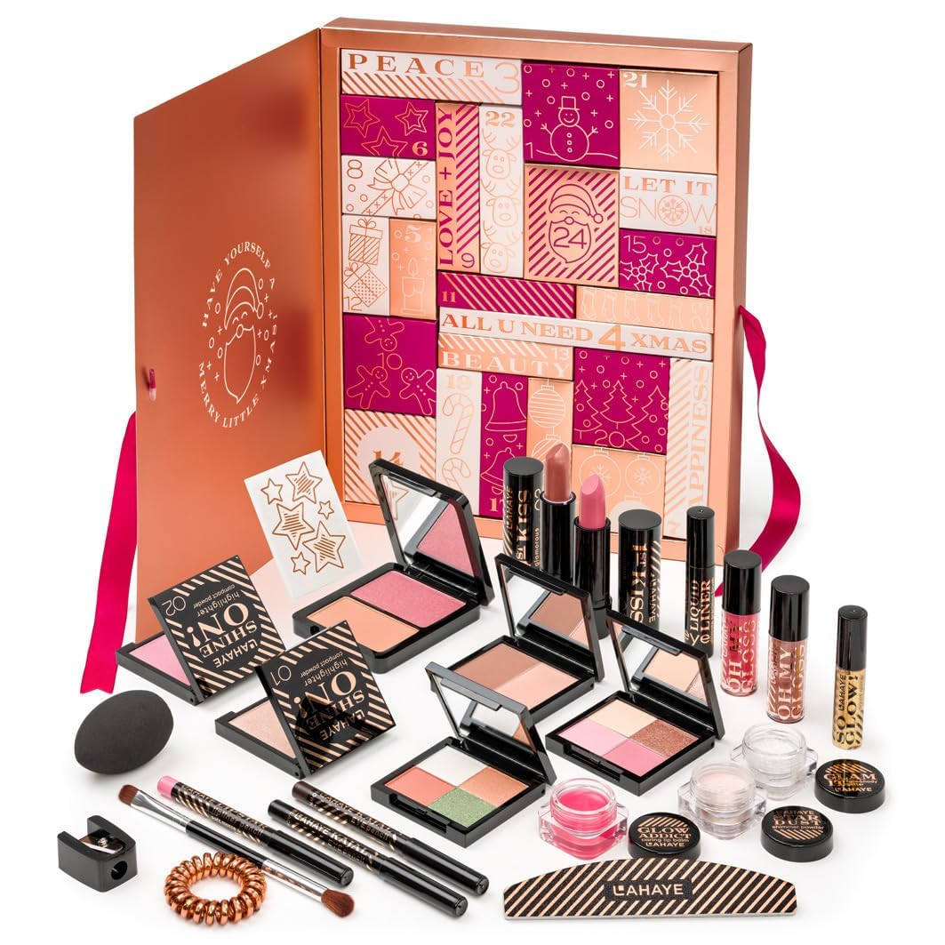 71eAkPOeQ9L._SY1063_.jpg LAHAYE Beauty Adventskalender 2026 – 24 Premium Make-up & Kosmetik Produkte für Frauen – Bild 1