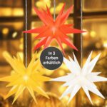 OVILUM Leuchtstern 3D XXL mit LED – 100 cm Weihnachtsstern mit Timer & Wetterschutz – Bild 7