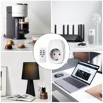 HBN 4er Funksteckdosen-Set mit Fernbedienung – 16A/3.680W Reichweite 30m – Bild 7
