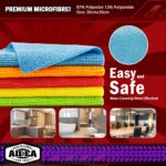 AIDEA Mikrofasertücher 100er Set 30x30 cm – Fusselfreie Reinigungstücher für Auto & Haushalt – Bild 2