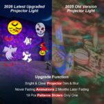 FLITI 19HD Feiertags-Projektor mit Fernbedienung – Wasserdicht & HD für Halloween & Weihnachten – Bild 5