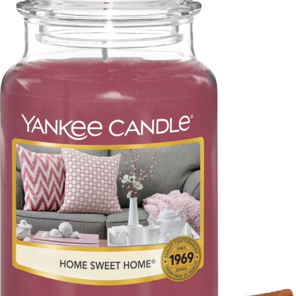 Yankee Candle Home Sweet Home Duftkerze Gross – 150 Std. Brenndauer für Zuhause