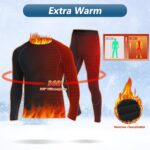 SIMIYA Thermounterwäsche Herren Set mit Fleece – Warme Funktionsunterwäsche für Winter & Ski – Bild 4