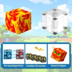 Pourbibi Magnetische Bausteine 150 Teile – STEM Lernspielzeug für Kinder ab 3 Jahren – Bild 3