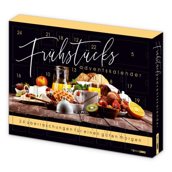 itenga Frühstücks-Adventskalender 2026 – 24 Premium-Überraschungen mit Marmeladen, Honig & Heissgetränken