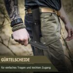 Purple Dragon Outdoor Messer & Axt Set mit D2 Stahl – Handgeschmiedet für Survival & Camping – Bild 7