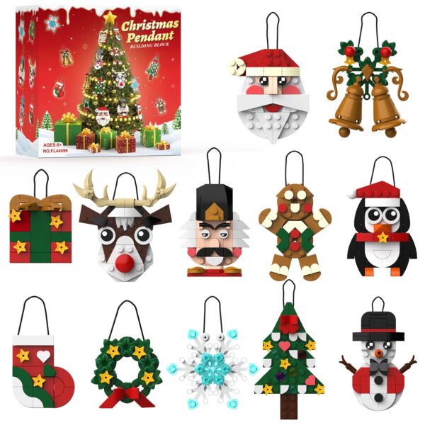 Conalaa Adventskalender 2026 – 12-teiliges Weihnachtsschmuck Bauset für Kinder ab 6 Jahren