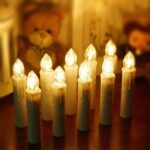 AufuN LED Weihnachtskerzen 40er Set Warmweiss – Fernbedienung & Klammern – Bild 8