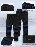 HFDWYJ Winterhose Kinder – Gefütterte Skihose wasserdicht & winddicht für Outdoor – Bild 5