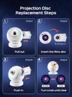 FELITE Sternenhimmel Projektor mit 16 Discs & Bluetooth – Galaxy Projector mit 29 Klängen – Bild 8