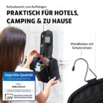 Obics Kulturbeutel XL 8L mit Spiegel & Aufhänger – Waschtasche für Damen & Herren – Bild 5