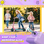 HiMont Kinder-Sofortbildkamera 1080P mit 32GB & Druckpapier – Violett – Bild 4