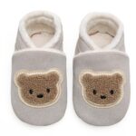 IceUnicorn Krabbelschuhe Baby Winter – Gefütterte Lederpuschen mit Wildledersohlen – Bild 7