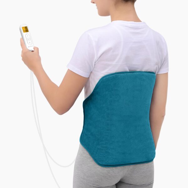Comfytemp Rücken Heizkissen 39x61cm mit 9 Wärmestufen – Elektrisches Wärmegürtel für Rückenschmerzen