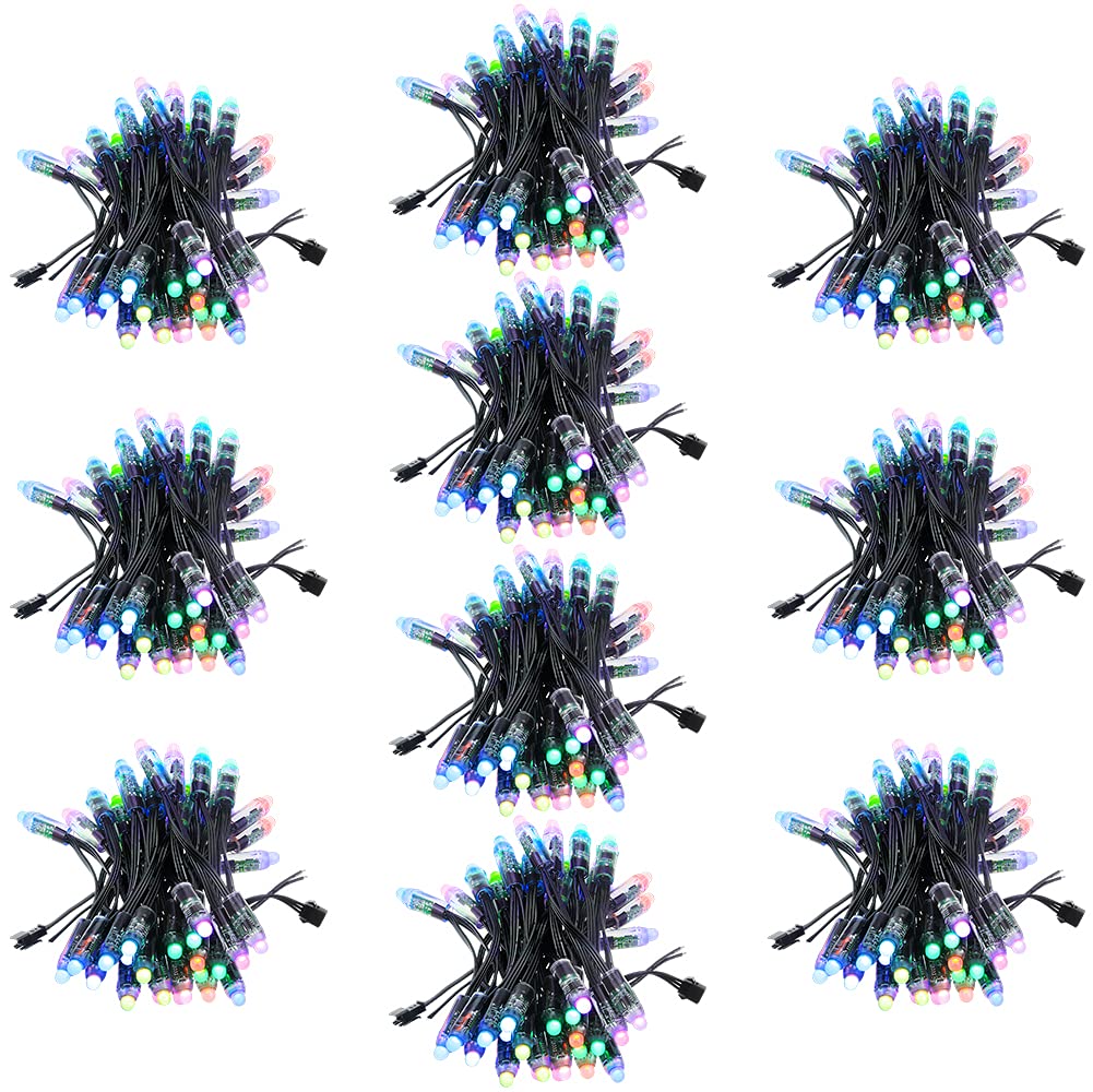 71kofDhhHzL._SY1000_.jpg ALITOVE 500er WS2811 RGB LED Pixel Lichterkette 5V – Individuell adressierbar für DIY & Weihnachtsdeko – Bild 1