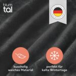 Blumtal Cashmere Touch Spannbettlaken 180x200cm – Plüsch-Mikrofaser mit OEKO-TEX Zertifikat – Bild 2