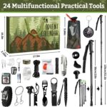 iZoeL Adventskalender 2026 Outdoor Camping – 24 Werkzeuge für Wanderer & Abenteurer – Bild 3
