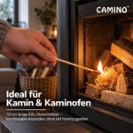Camino Langzündhölzer 10 cm – 2400er Set mit Wintermotiven für Kamin & Kerzen – Bild 5