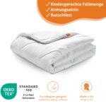 sleepling Kinderdecke 100x135 cm Winterbettdecke – Wärmend & Allergikergeeignet – Bild 4
