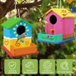 LotFancy Vogelhaus Bausatz mit 2 Häusern – DIY Holz Bastelset für Kinder ab 5 Jahren – Bild 6