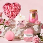 Giftota Spa Wellness Geschenkset 11-tlg. Rosa – Verwöhn-Paket für Frauen – Bild 5
