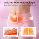 Comfytemp Wärmegürtel Periode mit Massage & Infrarot – Kabelloses Heizkissen für Menstruation – Bild 3