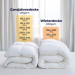 Dreamzie Daunendecke 135x200 Winter – Premium Bettdecke mit RDS & Oeko-Tex Zertifizierung – Bild 6