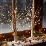 EAMBRITE 2er Set LED Lichterbaum 60cm mit 24 Warmweiss LEDs – Dekorative Lichterzweige für Zuhause – Bild 9