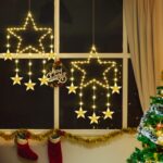Therlan LED Weihnachtsstern 2er Set mit 62 LEDs – Batteriebetriebene Fensterdeko mit Timer & 8 Modi – Bild 8