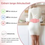 Comfytemp Heizgürtel 16x150cm mit 5000mAh Akku – Kabellos Wärmegürtel für Bauch & Rücken – Bild 4