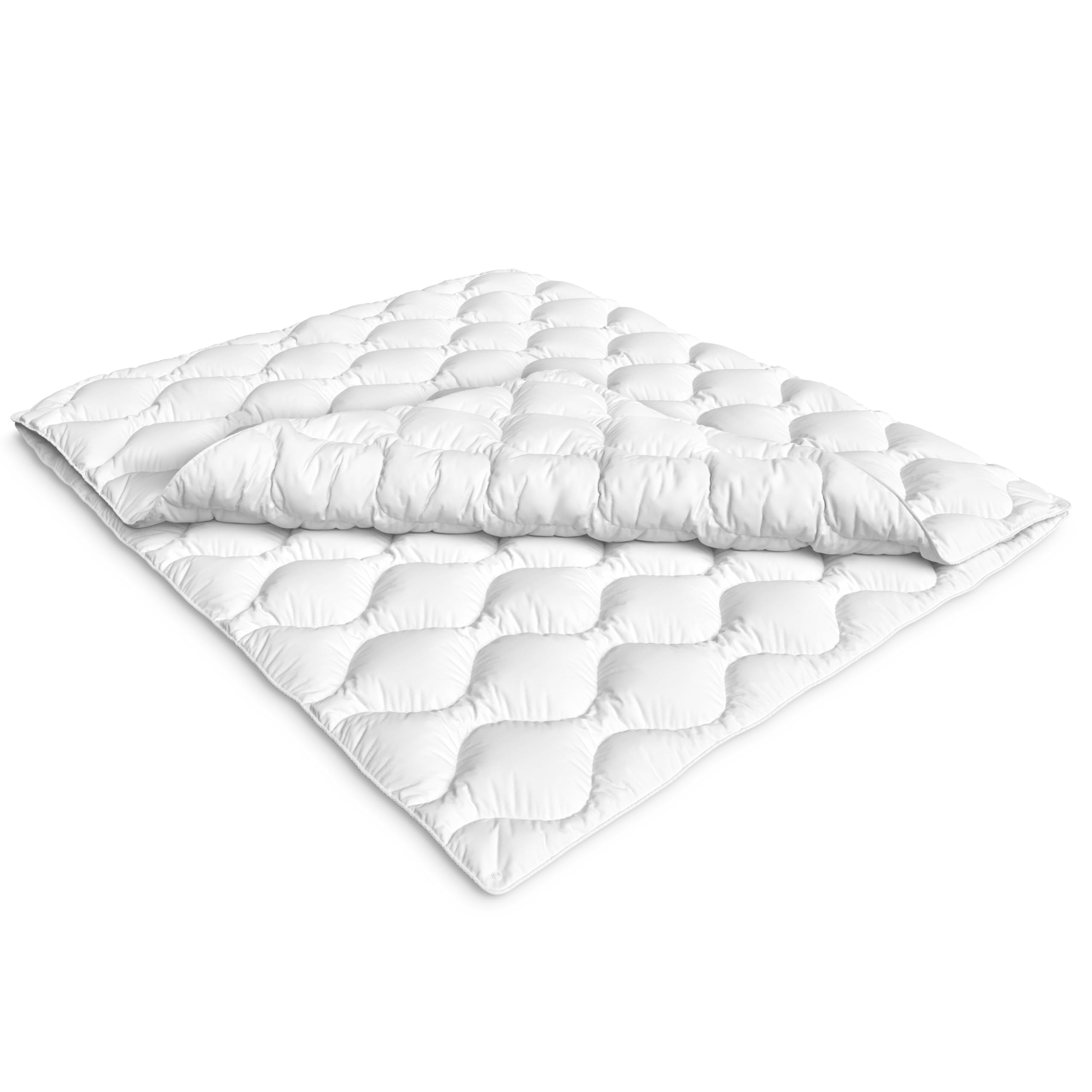 71p9zdBFpwL._SY2560_-4.jpg Siebenschläfer 4-Jahreszeiten Bettdecke 200x220 cm – Adaptive Steppdecke für Ganzjahreskomfort – Bild 1