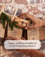 VEGAN BOX® Adventskalender 2026 – 24 vegane Snacks & Süssigkeiten mit nachhaltiger Verpackung – Bild 7