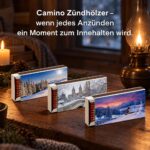Camino Langzündhölzer 10 cm – 2400er Set mit Wintermotiven für Kamin & Kerzen – Bild 8