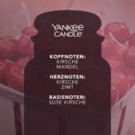 Yankee Candle Black Cherry Duftkerze gross – 150 Stunden Brenndauer im Glss – Bild 5
