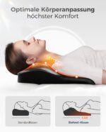 Boriwat Shiatsu Nackenmassagegerät mit Wärme – 3D-Tiefenmassage für Nacken & Rücken – Bild 2