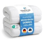 Winterbettdecke 135x200 cm – Wärmende Steppdecke mit Öko-Tex 100 für erholsamen Schlaf