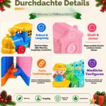 Adventskalender Bauernhof-Zug für Kinder 1-3 Jahre – 24 Überraschungen zum Zählen & Sortieren – Bild 4