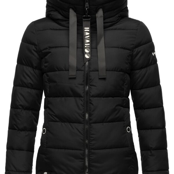 Navahoo Damen Winter-Steppjacke Amayaa – Warme Hüftlänge mit Kapuze