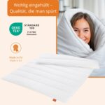 sleepling Winterbettdecke 155x220 cm – Extra warme Energiespardecke mit 2.130 gr. Füllung – Bild 4
