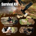 GIRIAITUS 16-in-1 Multitool mit Axt & Hammer – Professionelles Survival Kit für Outdoor & Camping – Bild 7