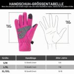 Arcweg Kinder-Winterhandschuhe Fleece mit Touchscreen – Warm & rutschfest für Sport – Bild 6