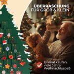 SPIELWERK® Adventskalender Weihnachtsmann zum Selberbefüllen – Wiederverwendbar aus Holz – Bild 4