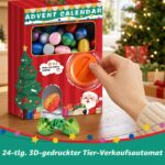 Adventskalender 2026 Kinder mit 3D-Tierfiguren & Kapselautomat – 24 Überraschungseier – Bild 8