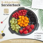 Ohuhu Kuchen Transportbox 3 in 1 – Tortenbox für 25 cm Kuchen mit Doppelgriffen – Bild 5