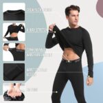 Homord Thermounterwäsche Herren Set – Funktionsunterwäsche für Winter & Wintersport – Bild 5