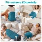 Comfytemp Rücken Heizkissen 39x61cm mit 9 Wärmestufen – Elektrisches Wärmegürtel für Rückenschmerzen – Bild 9