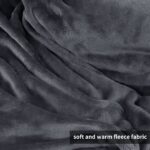 Aisbo Fleece Wearable Blanket mit Ärmeln & Fussanwärmung – Übergrosse Kuscheldecke – Bild 6