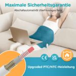 Comfytemp Rücken Heizkissen 39x61cm mit 9 Wärmestufen – Elektrisches Wärmegürtel für Rückenschmerzen – Bild 5