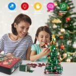 MYDOVA Adventskalender 2026 mit LED Weihnachtsbaum – 1100 Teile Bauspielzeug für Kinder – Bild 6