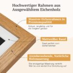 Frameo Digitaler Bilderrahmen 10.1 Zoll Eichenholz WLAN mit 32GB – Fotos teilen per App – Bild 2